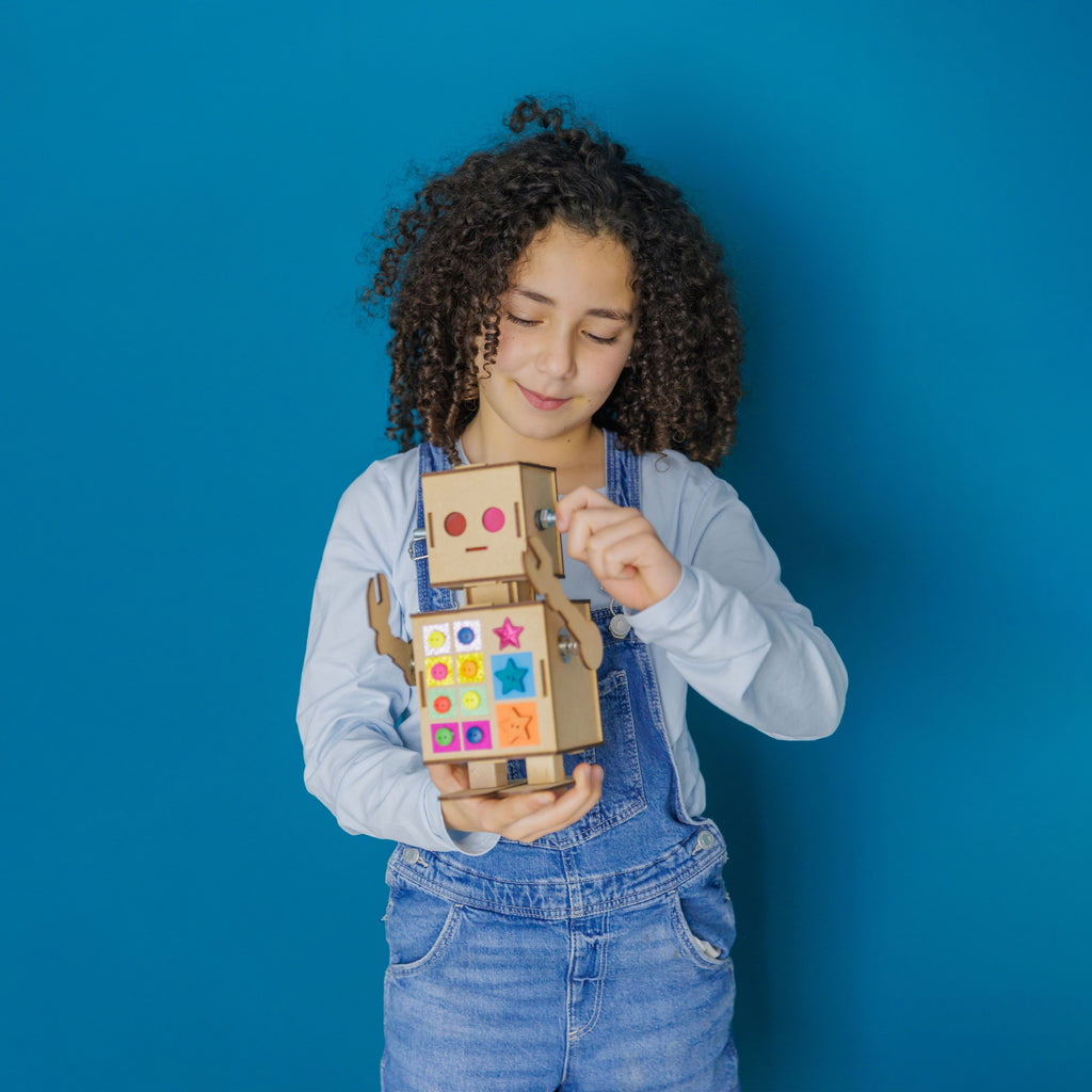 Dabble & Co. lichtgevende robot set: de perfecte combinatie van STEM-leren en creativiteit voor kinderen.