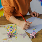 Easy-to-follow visual instructions help children independently complete their Dabble & Co. craft project.